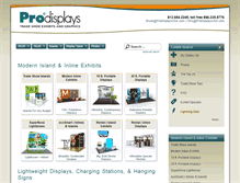 Tablet Screenshot of exhibitsearch.prodisplaysusa.com